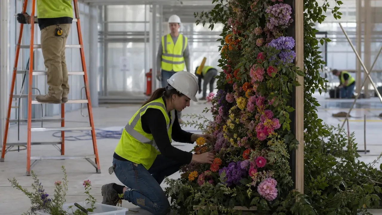 A colour-rich view of a hospitality build-out, illustrating event venues and the assembly occupancy threshold